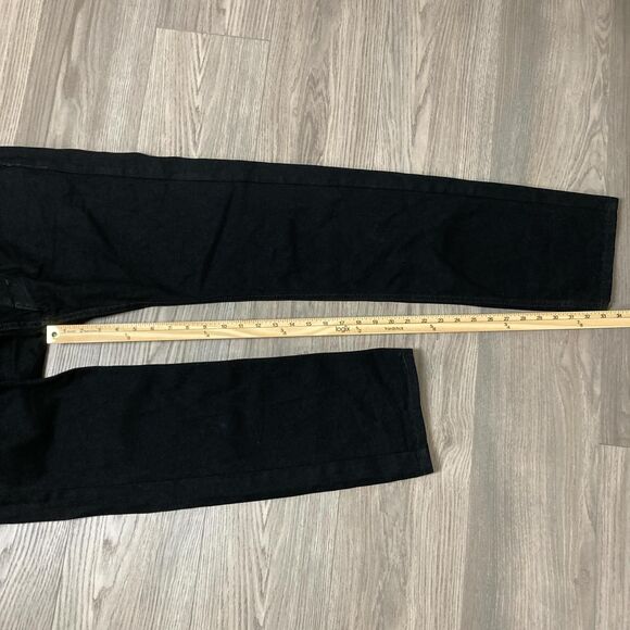 Levi's 505 Regular Fit Straight Leg Black Jeans Size 31x34 - Picture 5 of 8